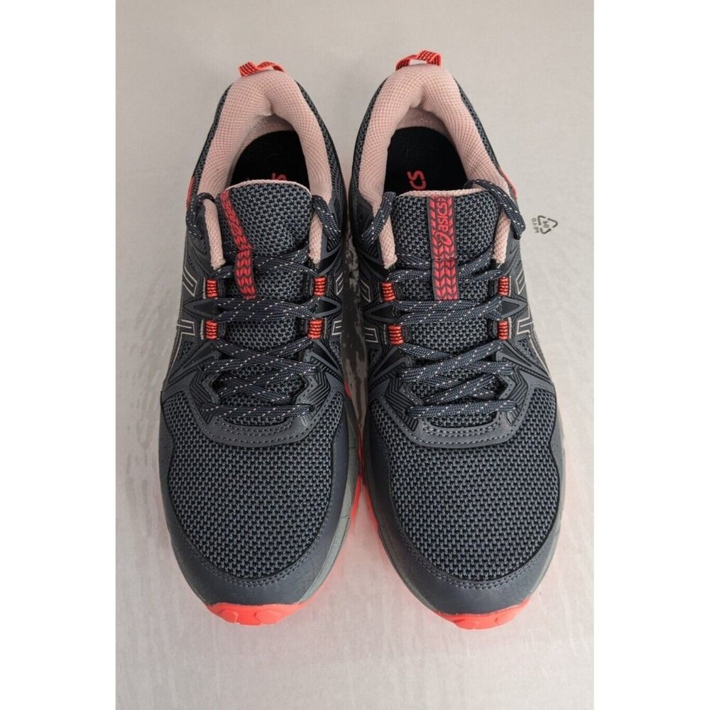ASICS Gel Venture Shoes Womens Sneaker‎ Trail Running Grey Coral Size 11  Track